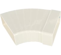 Колено горизонтальное разноугловое (110х55 мм) VENTS 10603120