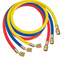 Набор из 3 напорных шлангов для хладагентов r22, r134a, r407c, r404a VOLL 9.13060