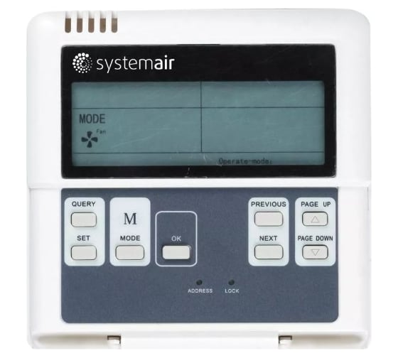 Пульт проводной Syscontrol WC 12 для полупромышленной серии SYSTEMAIR RH015000044 1