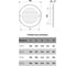 Решетка вентиляционная РКН фланец D125 D161 ASA Ivory STREETLINE ERA 12РКН Ivory 5