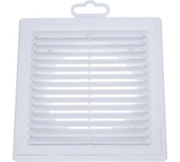 Решетка вентиляционная приточно-вытяжная (150х150 мм; фланец 100 мм; белая) ERA 1515R10F 90-01116