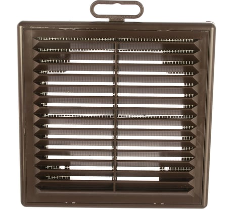 Решетка с рамкой (150х150 мм, коричневая) ERA 1515Р 86-628