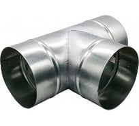 Тройник для круглых воздуховодов 160/125/160 мм, оцинкованная сталь ООО Вентмаркет T160х125х160