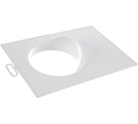 Площадка торцевая пластиковая (180х250 мм, фланец 120 мм) ERA 120ПТП 86-869