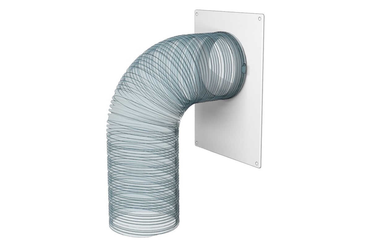 Площадка торцевая пластиковая (180х250 мм, фланец 125 мм) ERA 125ПТП 86 ...