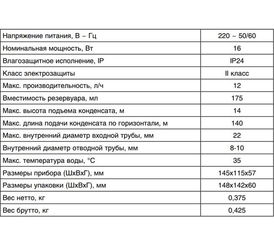 Насос дренажный Machine Tank моноблочный, 12л/ч Ballu НС-1035798