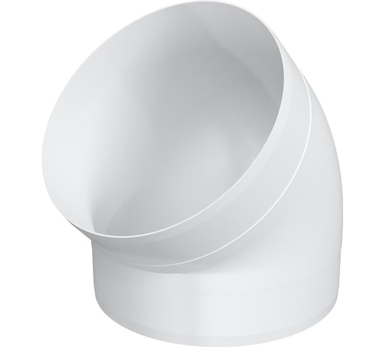 Колено круглое пластик D160 16ККП 488-051 16ККП 45°, ERA