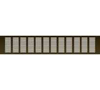 Вентиляционная решетка 100x500 мм, бронза Благовест 21-0002-715