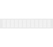 Вентиляционная решетка 100x500 мм, белая Благовест 21-0002-714