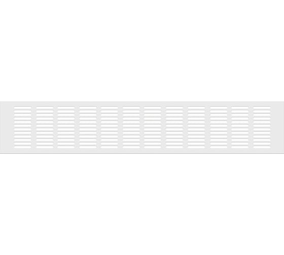 Вентиляционная решетка 100x500 мм, белая Благовест 21-0002-714 1