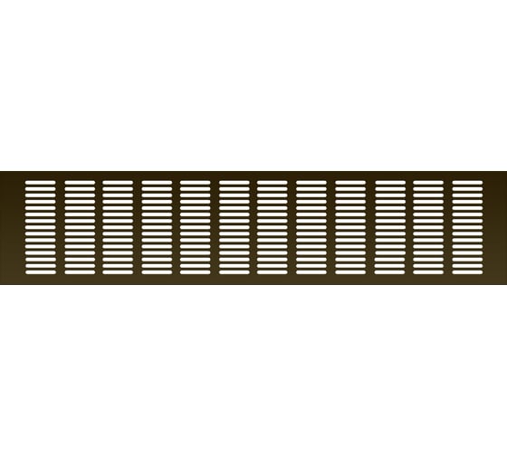 Вентиляционная решетка 120x500 мм, бронза Благовест 21-0002-719 1