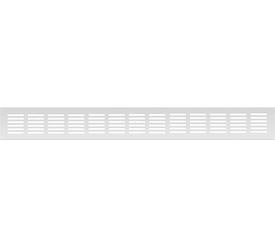 Вентиляционная решетка 60x500 мм, серебро Благовест 21-0002-701 1