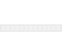 Вентиляционная решетка 60x500 мм, белая Благовест 21-0002-698