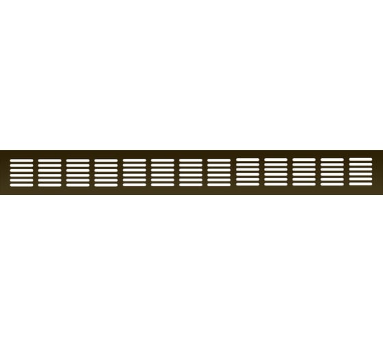 Вентиляционная решетка 60x500 мм, бронза Благовест 21-0002-699 1