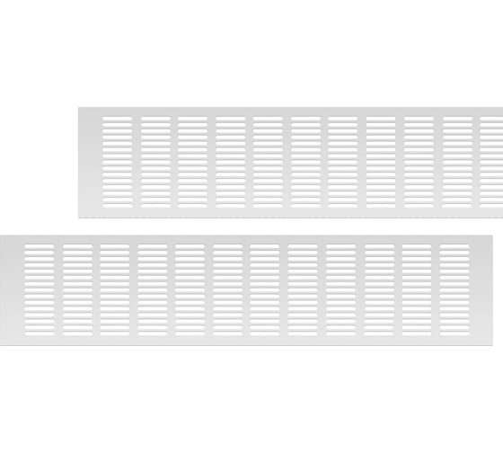 Вентиляционная решетка 120x500 мм, 2 шт, серебро Благовест 21-0002-307 1