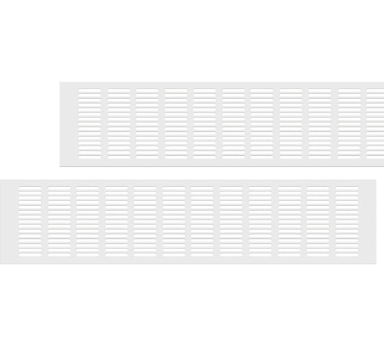 Вентиляционная решетка 120x500 мм, 2 шт, белая Благовест 21-0002-304 1