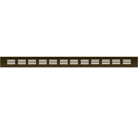Вентиляционная решетка 40x500 мм, бронза Благовест 21-0002-687 1