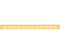 Вентиляционная решетка 40x500 мм, золото Благовест 21-0002-688