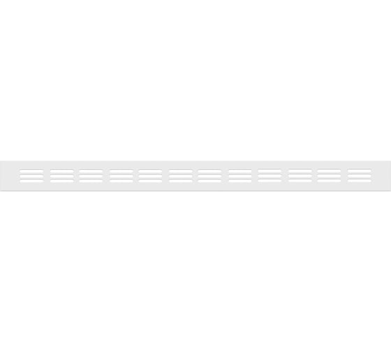 Вентиляционная решетка 40x500 мм, белая Благовест 21-0002-686