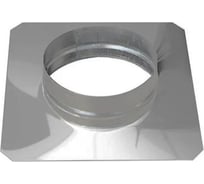 Плоское основание для т/д 400 мм, основание 490x490 мм, оцинкованная сталь ООО Вентмаркет OSND400