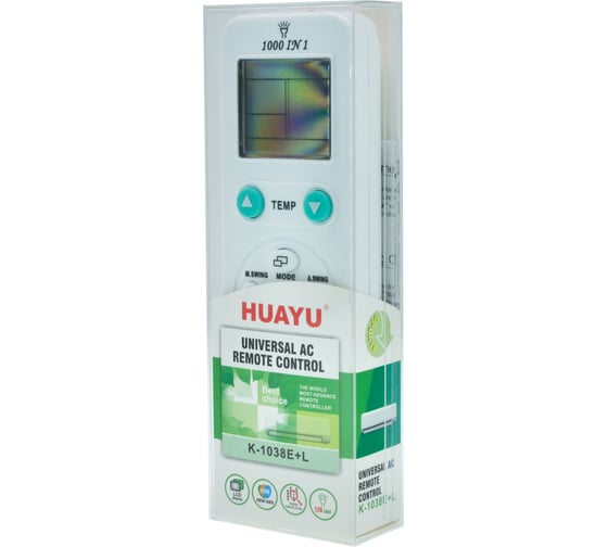 Пульт K-1038E+L для всех кондиционеров Huayu HAR134