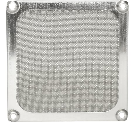 Решетка металлическая (алюминий) с фильтром к вентилятору K-MF12E-4HA (120x120) JAMICON C00035782