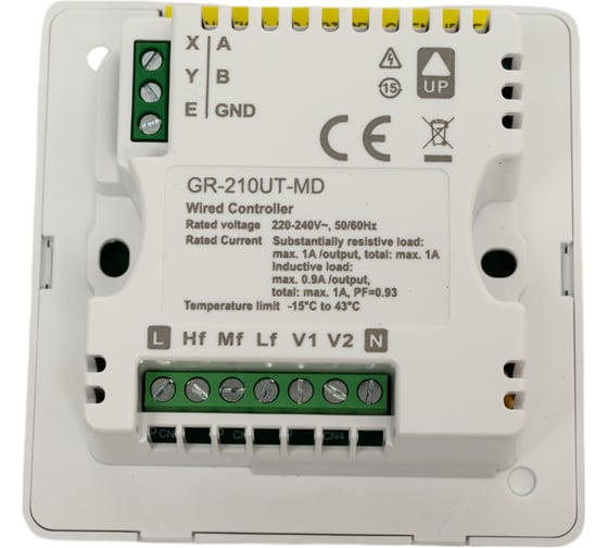 Пульт управления (ЖК, универсальный 2/4х труб., Modbus) General Climate GR-210UT-MD