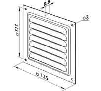 Решетка met grey Zernberg 1313 10225071