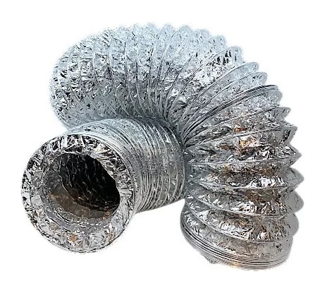 Воздуховод неизолированный Alu AA3 102 мм, 3 м DEC DA3102/3PBD/VF