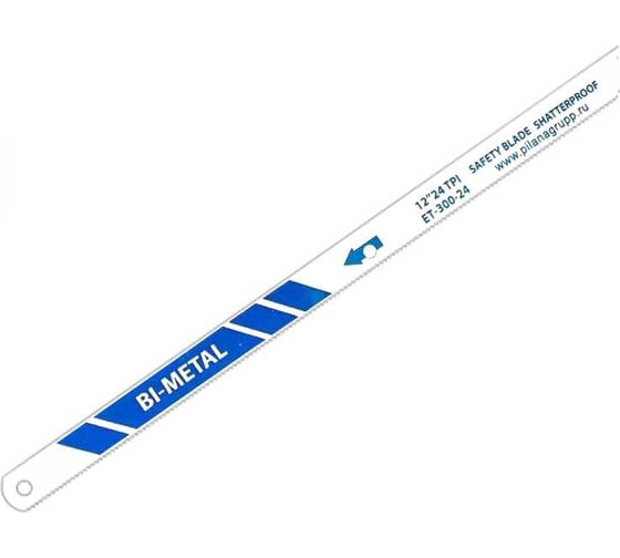 Полотно ножовочное ручное 300x13x0.6 мм, 24T, 100 шт Pristis 4687203986117 1