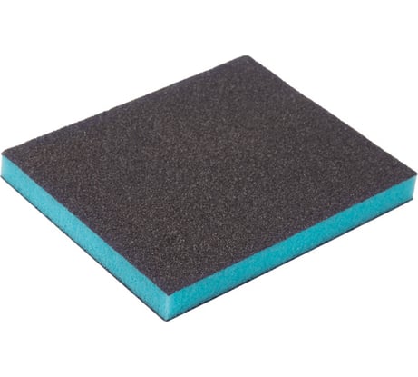 Губка шлифовальная 2-х сторонняя на мягкой полиуретановой основе Sponge Pads Blue 120x98x13 мм, P150 Hanko sp-pad_bl120981315