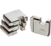 Комплект резьбонарезных гребенок BSPT HSS, правая для клуппа 1/2" Rekon 026211