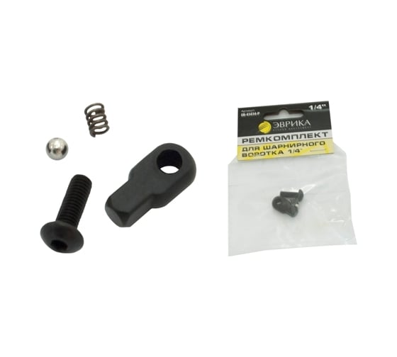 Ремкомплект для шарнирного воротка 1/4" ЭВРИКА ER-41414-P