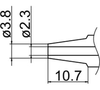 Наконечник N1-23 для FМ-2024 HAKKO 190007