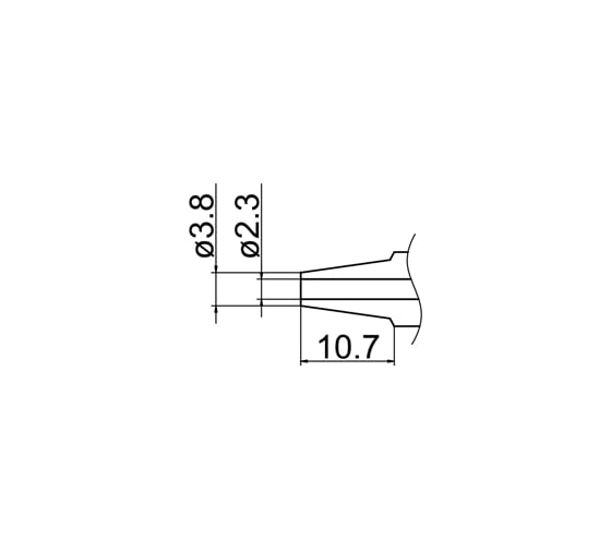 Наконечник N1-23 для FМ-2024 HAKKO 190007 1