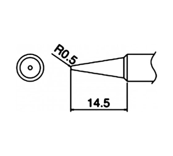 Наконечник для паяльников T18-B HAKKO 200001 1