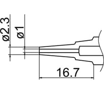 Наконечник N1-L10 для FМ-2024 HAKKO 190008