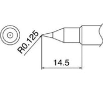 Наконечник для паяльников T18-S4 HAKKO 200026