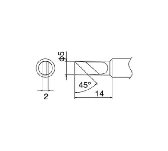 Наконечник для паяльников T18-K HAKKO 200031 1