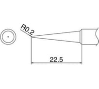 Наконечник для паяльников T18-BL HAKKO 200021