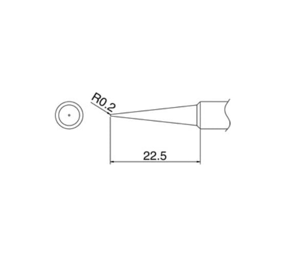 Наконечник для паяльников T18-BL HAKKO 200021 1