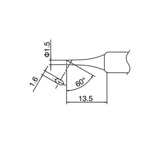 Наконечник для паяльников T18-CF15 HAKKO 200019 1