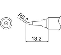 Наконечник для паяльников T18-SB HAKKO 200014