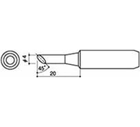 Наконечник для паяльников серии 900 701 702B HAKKO 900L-T-4C 400007