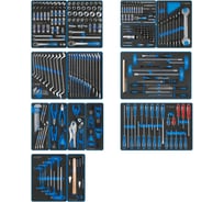 Набор инструментов для тележки, 15 ложементов, 325 предметов KING TONY BOARD 934-325MRVD