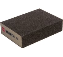 Губка шлифовальная ALU-OXYD-K80 (100х68х25 мм) WURTH 058701 80 090 10