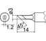 Наконечник T20-KU для станций FX-838 HAKKO 500021 1