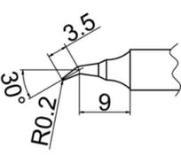 Наконечник T20-J02 для станций FX-838 HAKKO 500019
