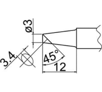 Наконечник T20-BC3 для станций FX-838 HAKKO 500004