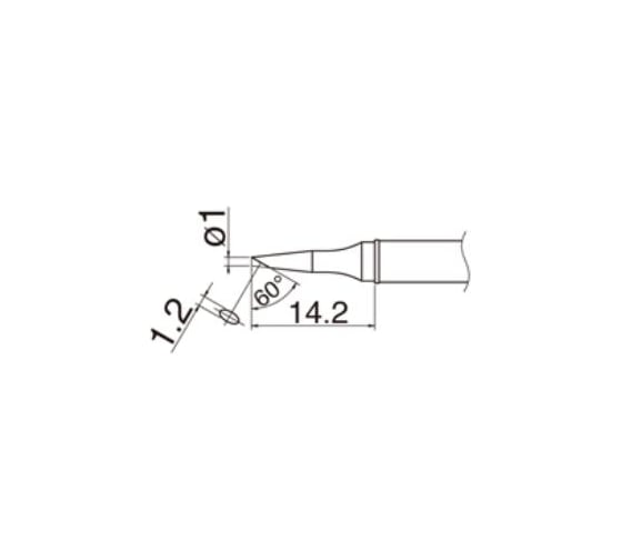 Наконечник T31-01BC1 для станций FX-100 HAKKO 600001 1